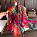 Vintage Colourful Gradient Scarf