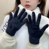 Solid Colour Warm Gloves