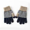 Casual Striped Warm Gloves