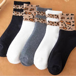 Leopard Print Warm Socks