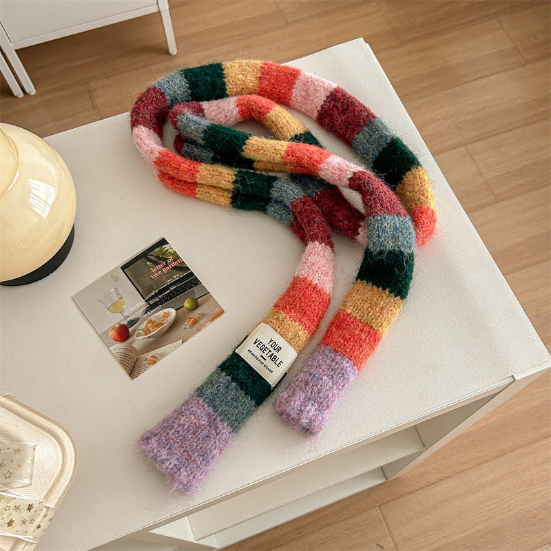 Colourful Striped Scarf