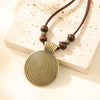 Vintage Ethnic Pendant Necklace