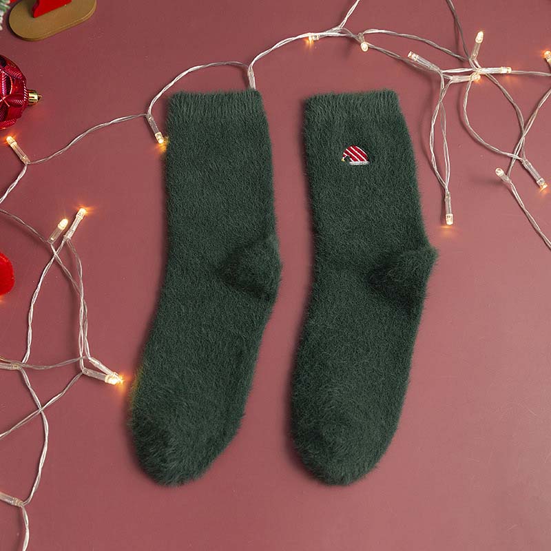 Warm Plush Christmas Socks