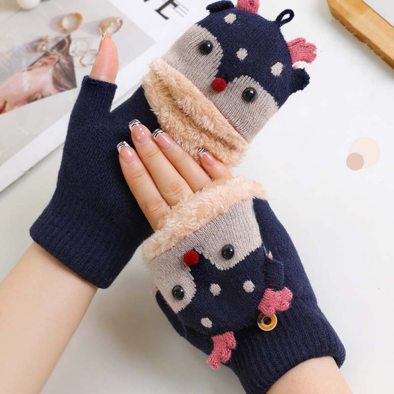 Cartoon Christmas Gloves