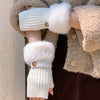 Warm Solid Colour Gloves