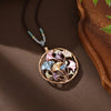 Vintage Leaf Pendant Necklace
