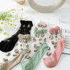 Breathable Floral Socks