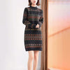 Vintage Ethnic Knitted Dress