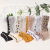 Breathable Leopard Print Socks