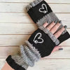 Warm Heart Pattern Gloves