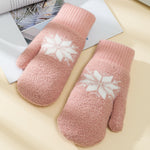 Warm Snowflake Gloves