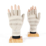 Striped Knitted Gloves