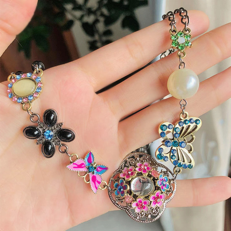 Vintage Ethnic Butterfly Necklace