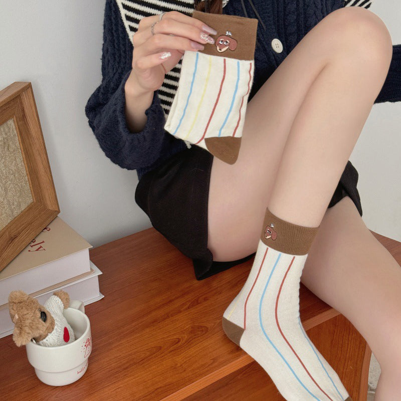 Cartoon Dog Casual Socks