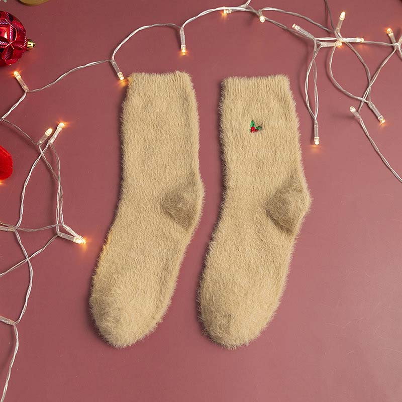 Warm Plush Christmas Socks