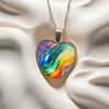 Colourful Heart Pendant Necklace