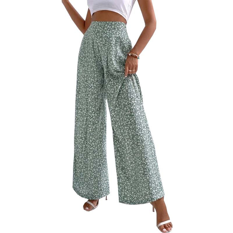 Casual Floral Trousers