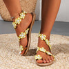 Bohemian Floral Sandals