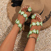 Bohemian Floral Sandals
