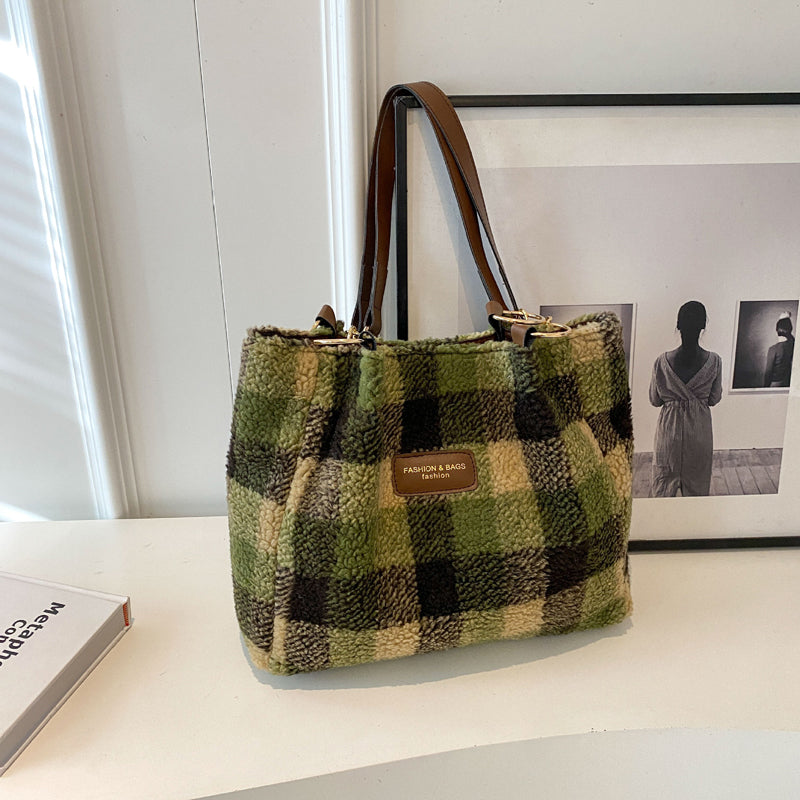 Vintage Plaid Bag