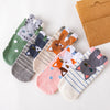 Pack Of 5 Pairs Of Cat Pattern Socks