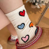 Casual Heart Print Socks