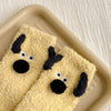 Cartoon Dog Plush Socks