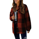 Casual Warm Plaid Coat