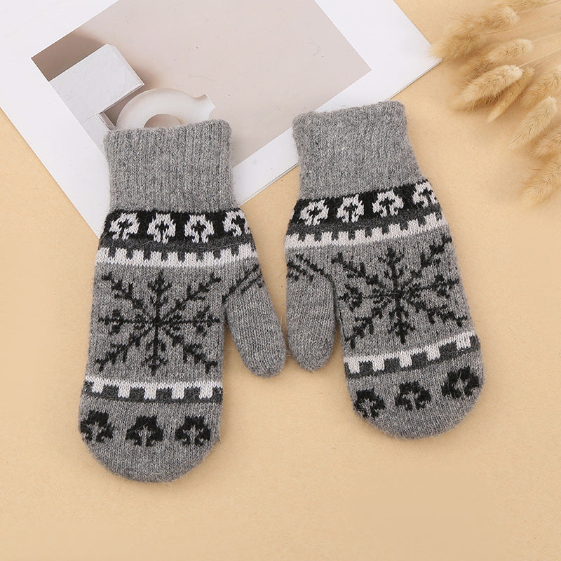 Snowflake Warm Gloves