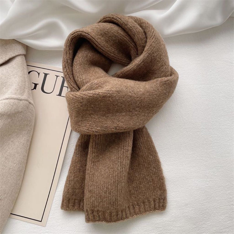 Solid Colour Warm Scarf