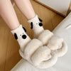 Cartoon Dog Plush Socks