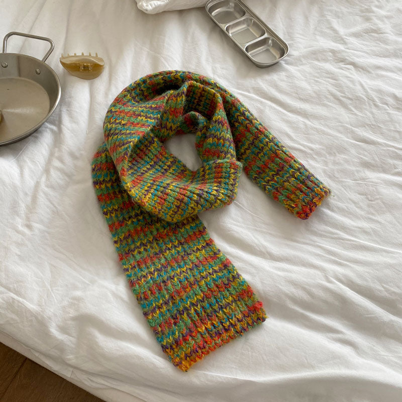 Vintage Warm Knitted Scarf