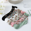 Breathable Floral Socks