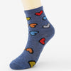 Casual Heart Print Socks