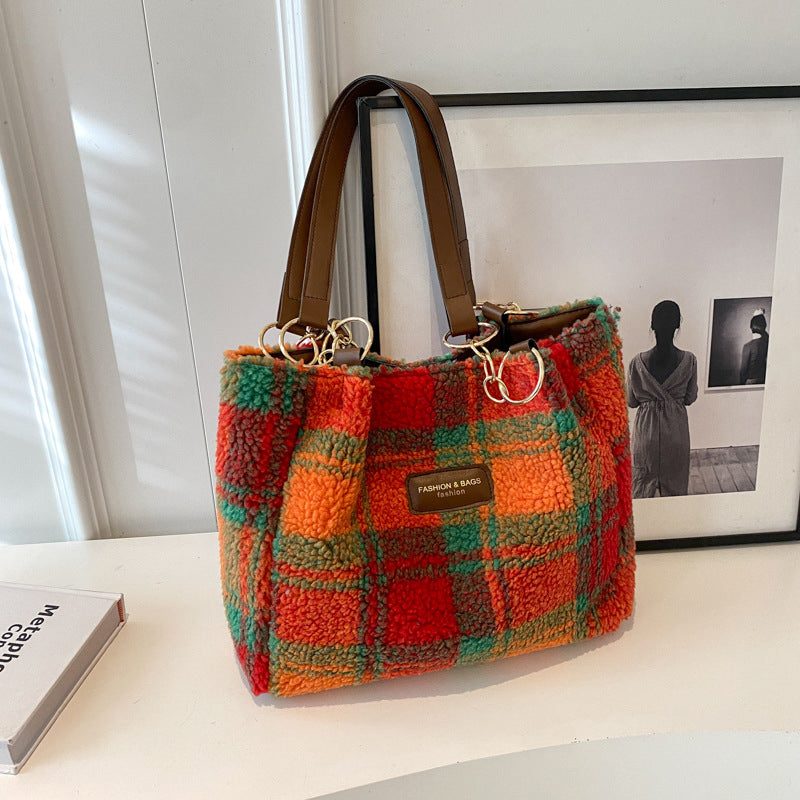 Vintage Plaid Bag