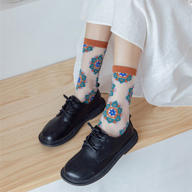 Vintage Breathable Socks
