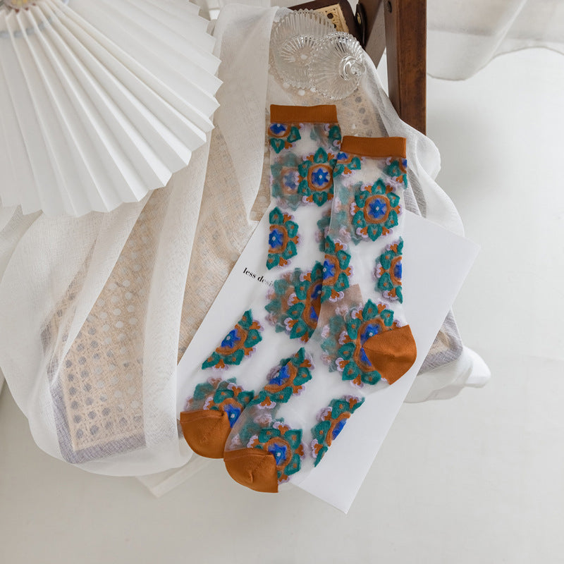 Vintage Breathable Socks