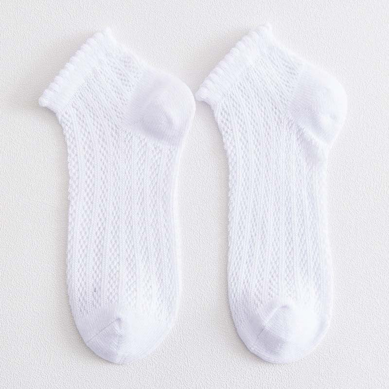 Solid Colour Breathable Socks