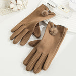 Solid Colour Warm Gloves