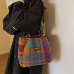 Vintage Plaid Bag