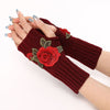 Warm Floral Gloves