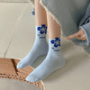 Casual Floral Print Socks