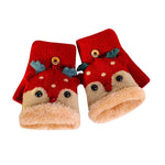 Cartoon Christmas Gloves