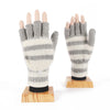 Striped Knitted Gloves