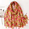 Casual Floral Print Scarf