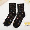 Casual Heart Print Socks