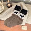 Warm Puppy Pattern Socks