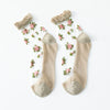Breathable Floral Socks