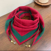 Vintage Colour Block Scarf