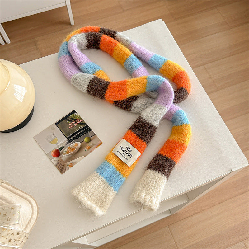 Colourful Striped Scarf